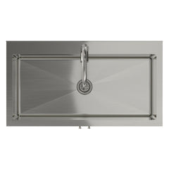 Reed All-In-One 36-inch Laundry Utility Sink and Cabinet