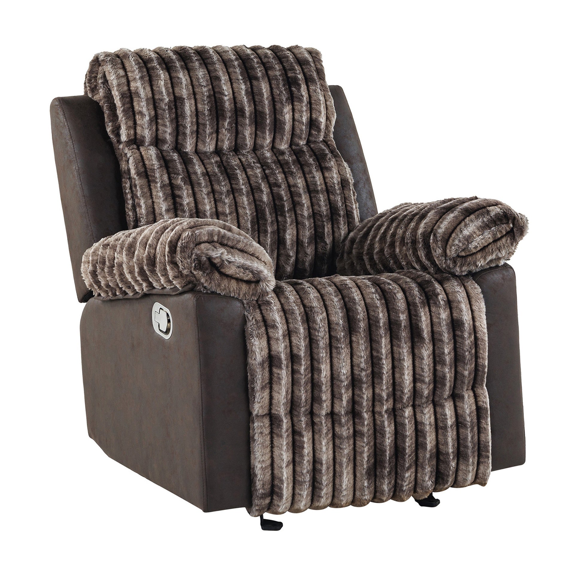 Bruni Brown Glider Recliner