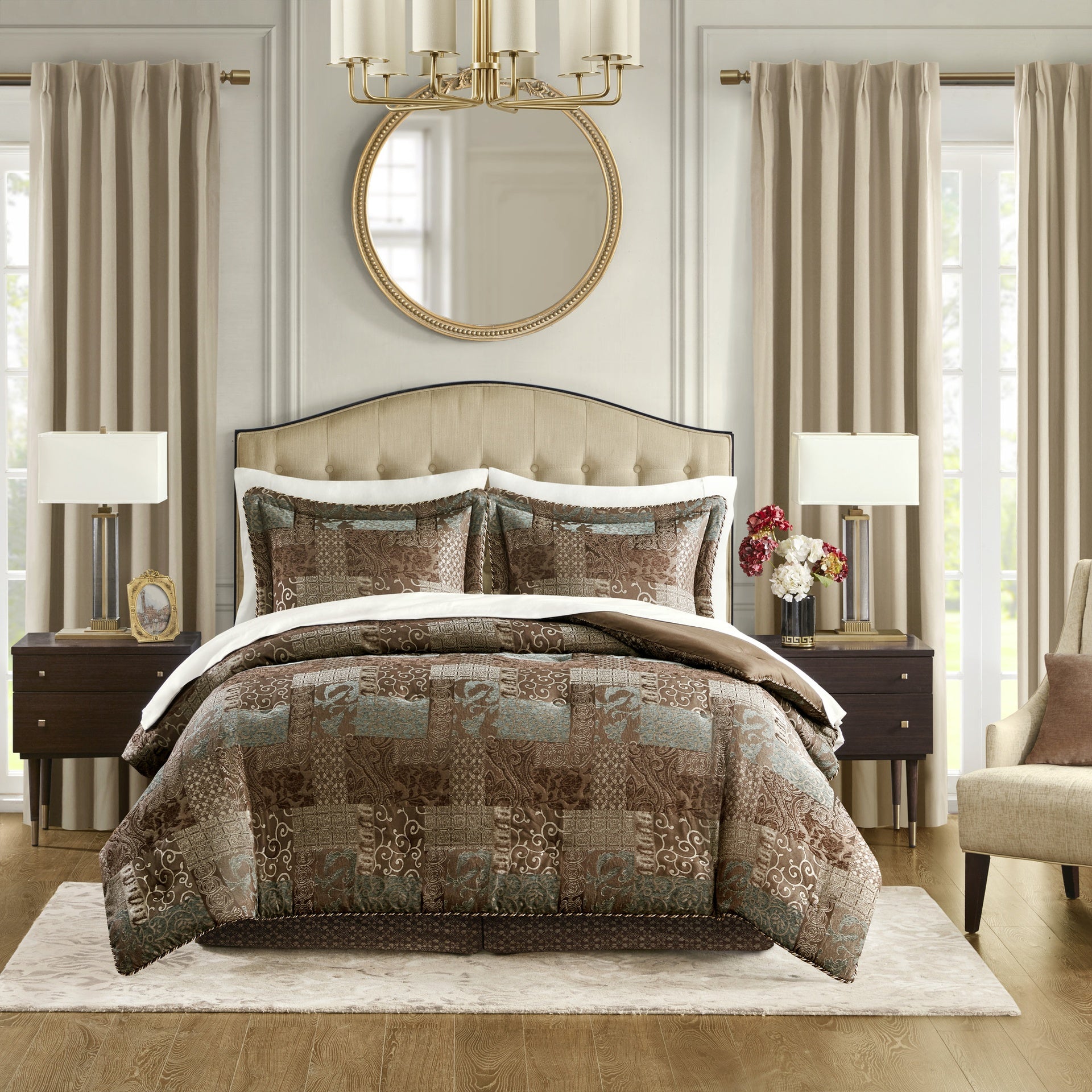 4 Piece Red Comforter Set Red Queen