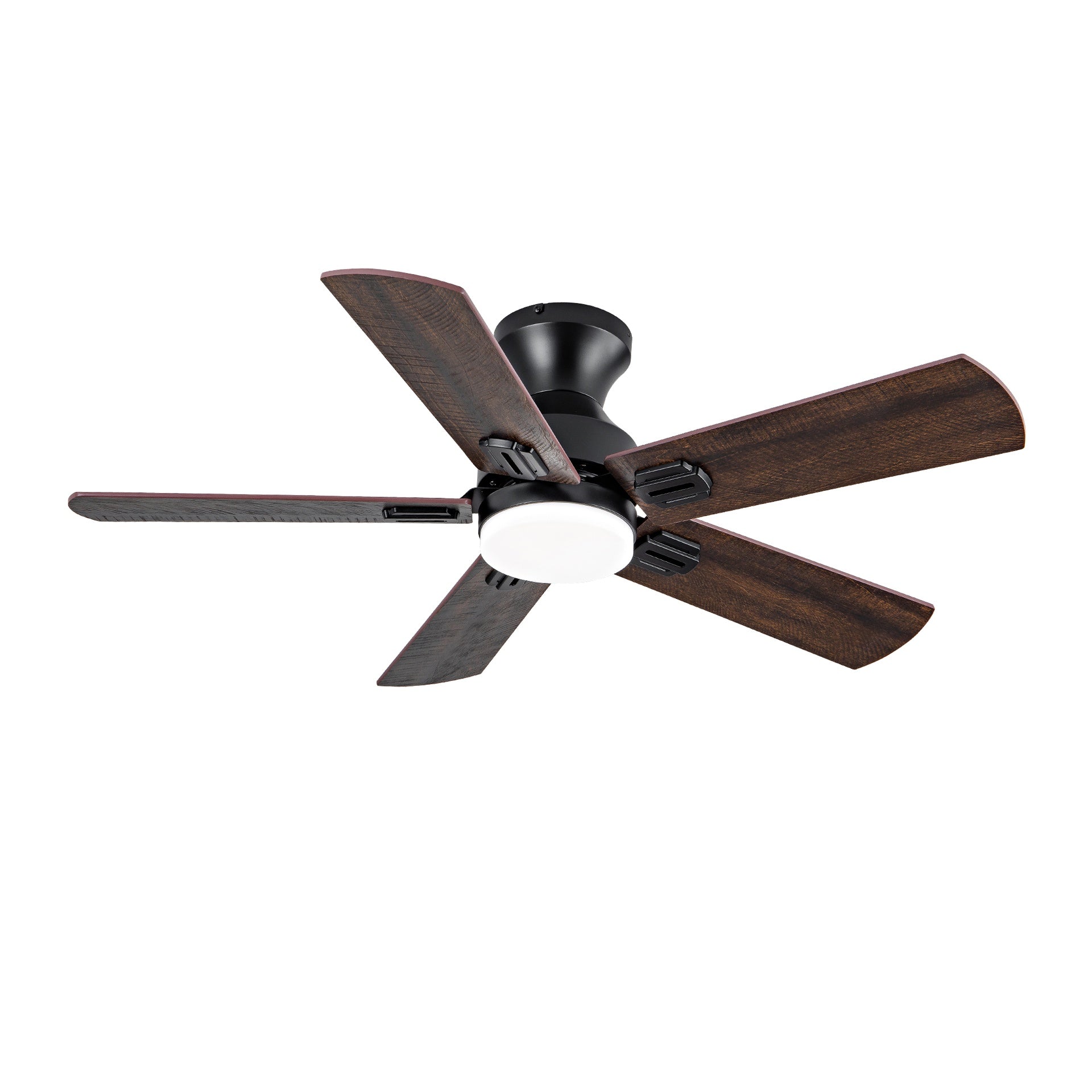 Hot sales Ceiling Fans with Lights, 42 inch Low Profile Ceiling Fan with Light and Remote Control, Flush Mount, Reversible, 3CCT, Dimmable, Noiseless, Black Ceiling Fan for Bedroom, Indoor/Outdoor Use