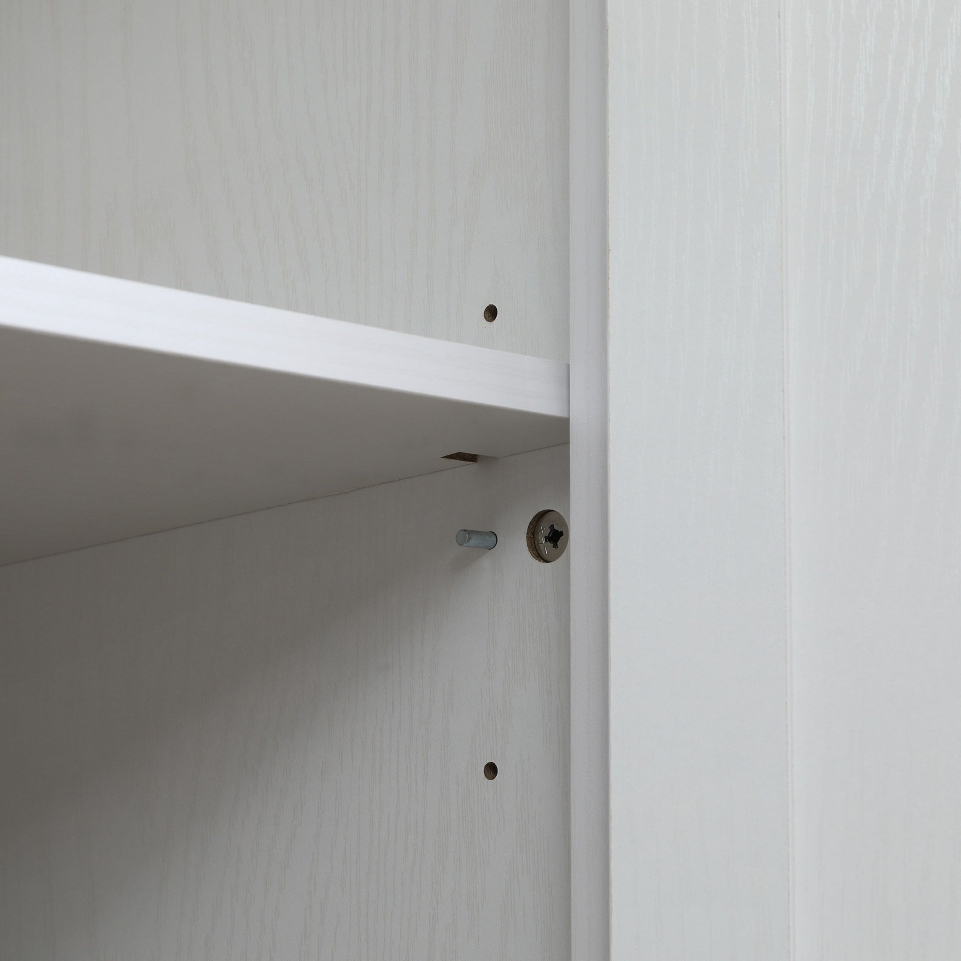 72" Freestanding 4-Door Kitchen Pantry, Storage Cabinet Organizer with 4-Tiers, and Adjustable Shelves, White