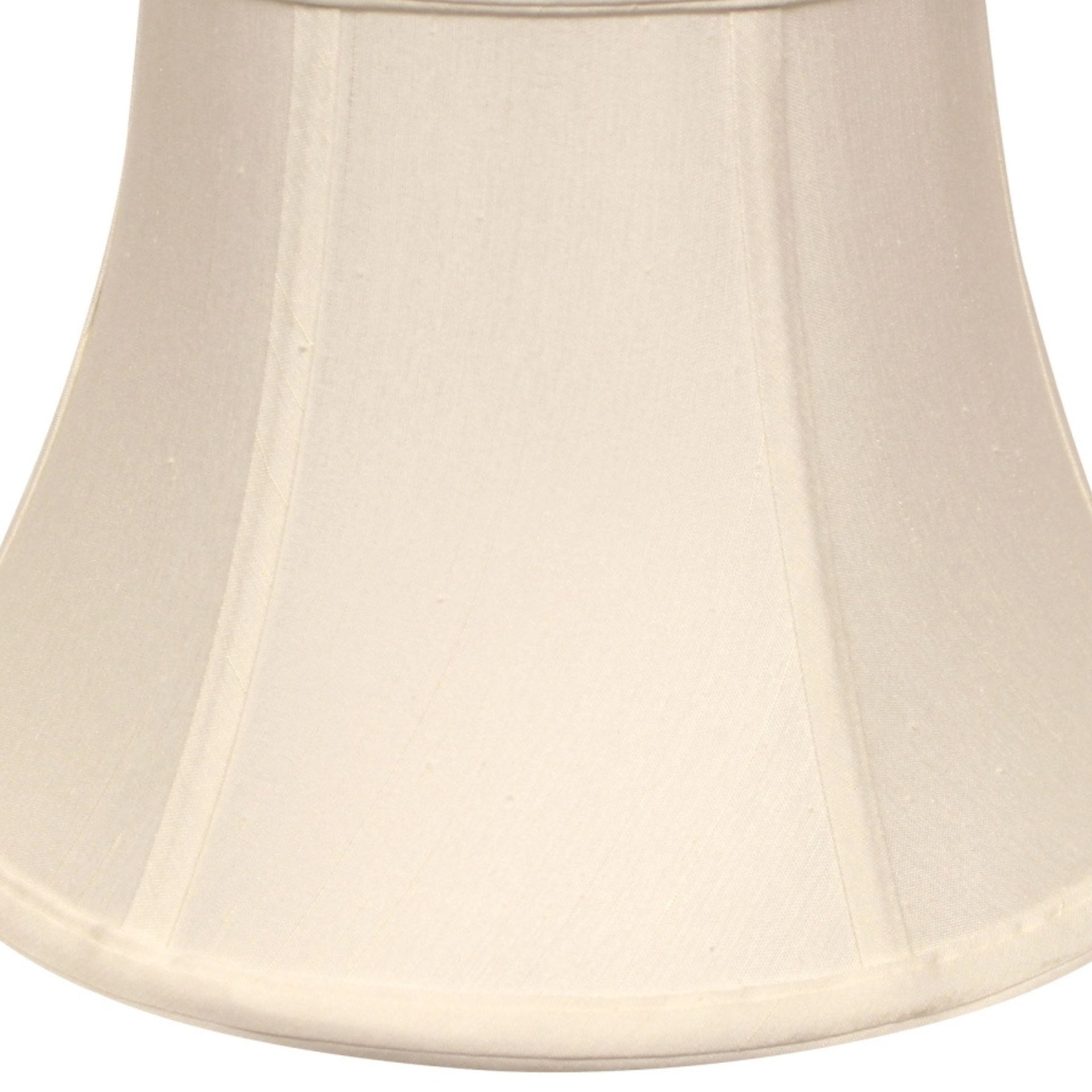 Slant Shallow Drum Softback Lampshade with Washer Fitter, White