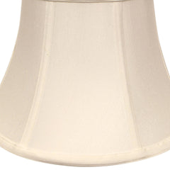 Slant Shallow Drum Softback Lampshade with Washer Fitter, White