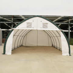 Single Truss Arch Storage Shelter W20'xL30'xH12' 11oz PE