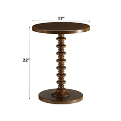 Acton Walnut Finish Accent Table