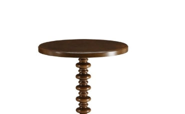 Acton Walnut Finish Accent Table
