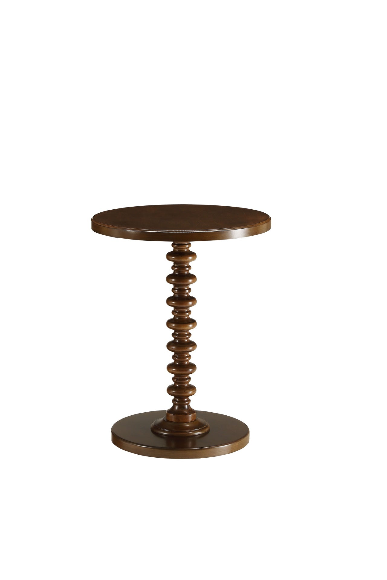 Acton Walnut Finish Accent Table