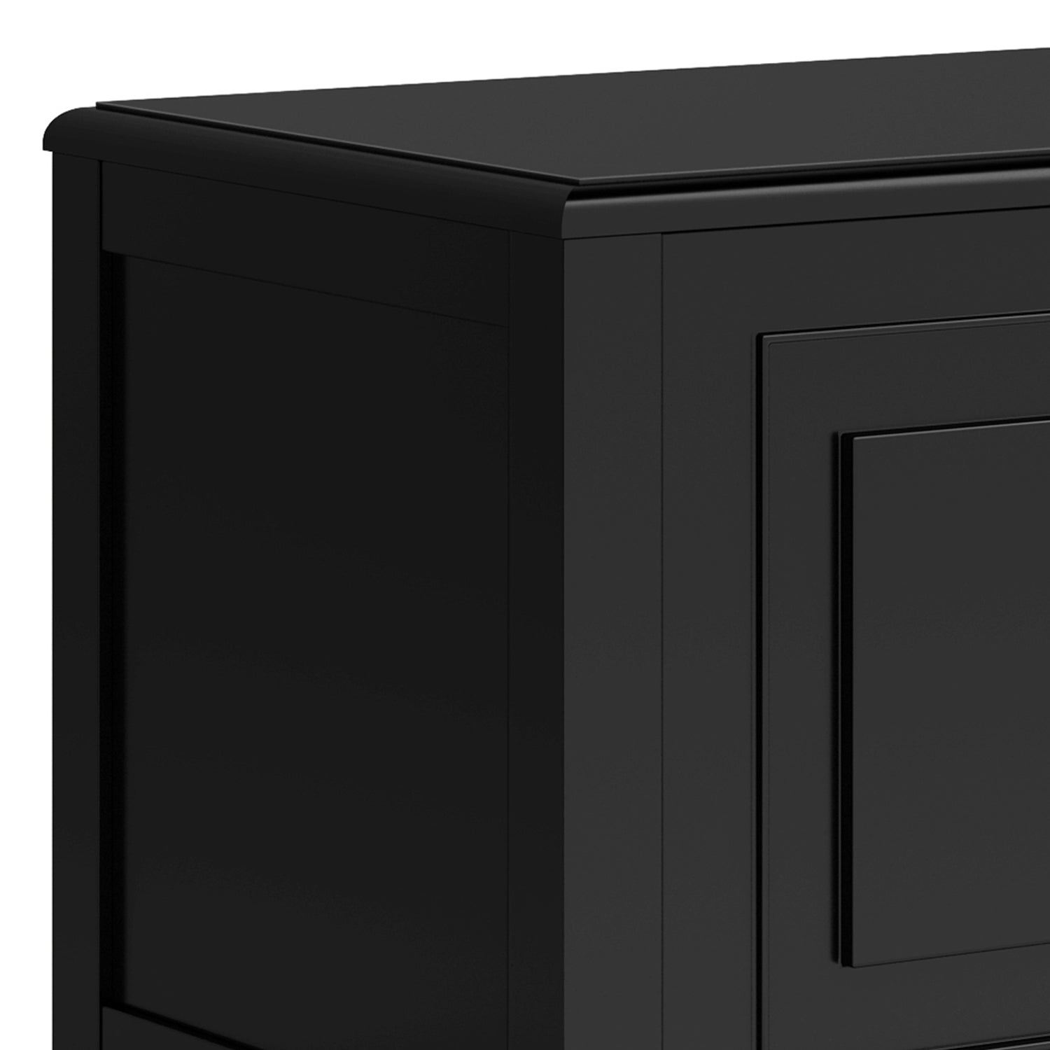 Connaught 51 inch Wide Solid Wood Storage Bench Trunk in Black