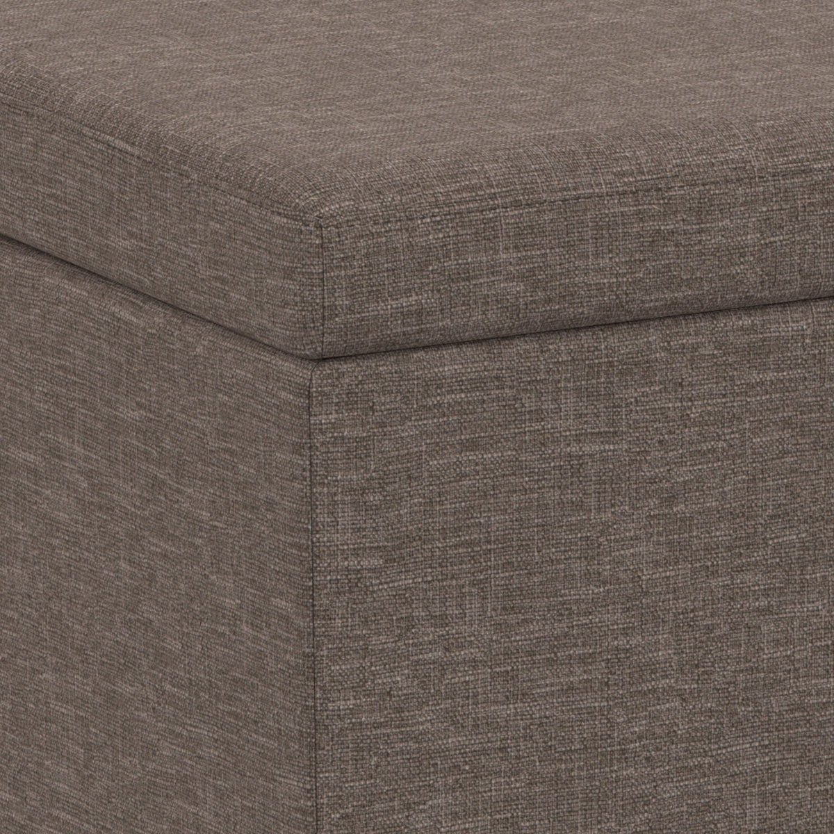 Avalon - Extra Large Storage Ottoman Bench - Fawn Brown