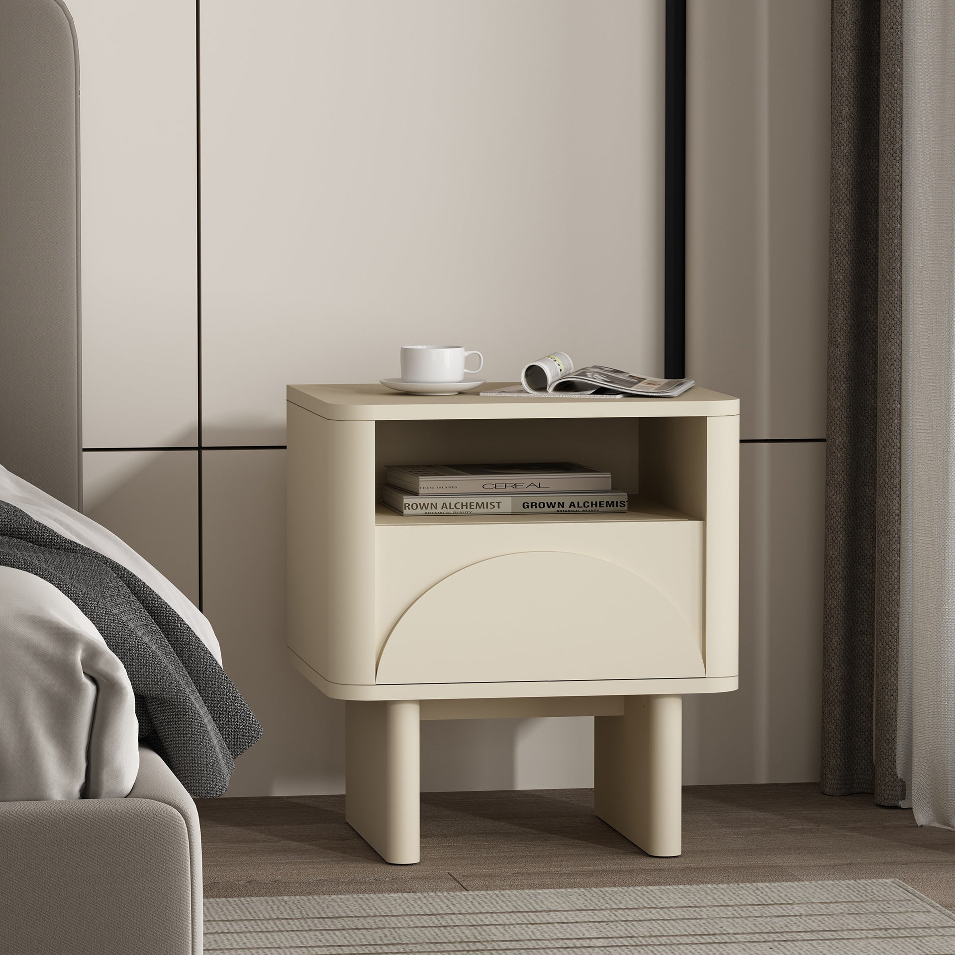 Nightstand in Cream