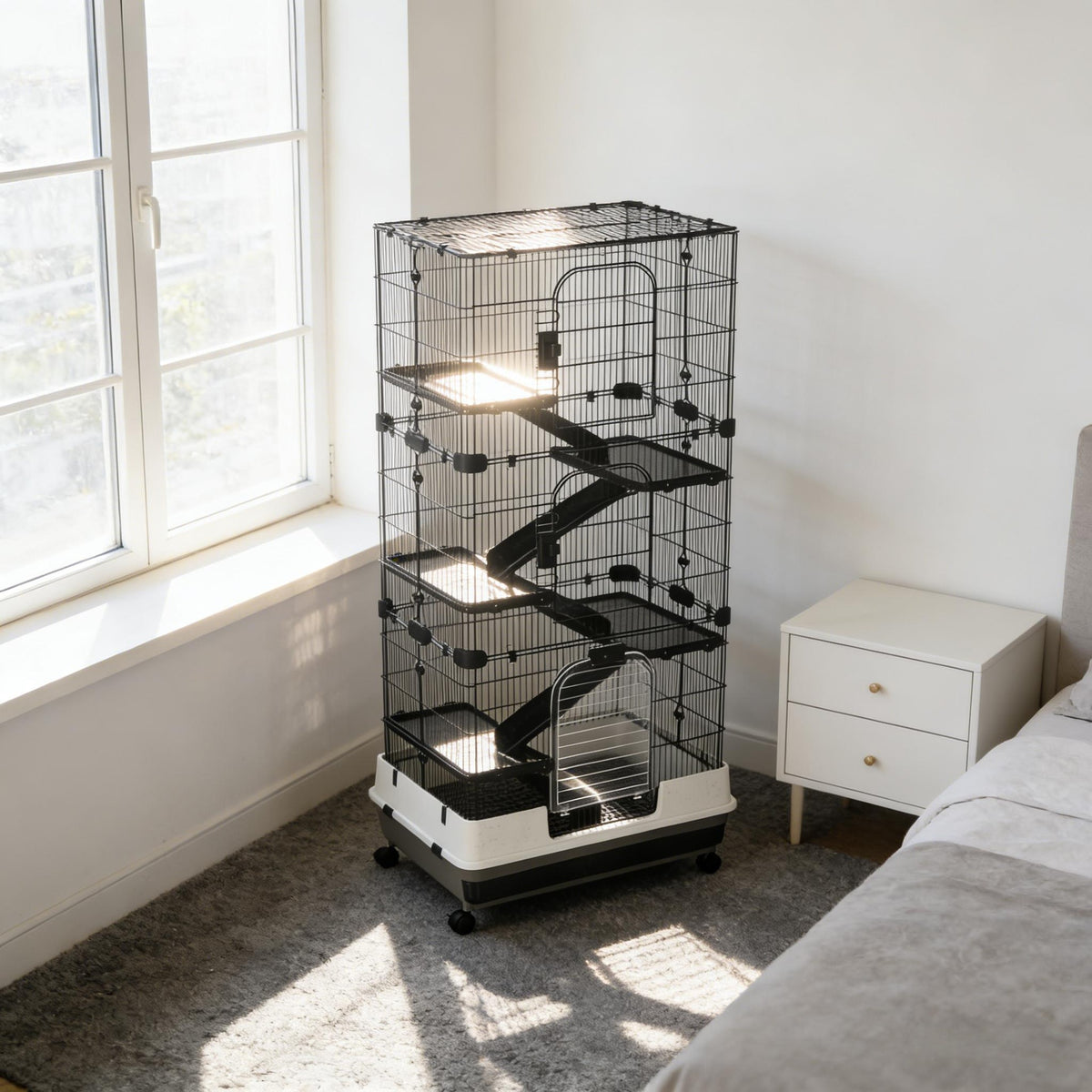 Small Animal Rabbit Cage,Spacious Pet House