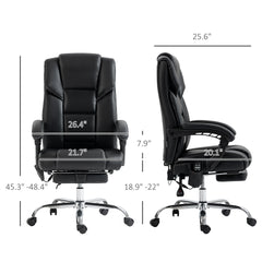 Office Chair with Massage & Reclining Footrest – Unmatched Comfort for All-Day Work & Leisure