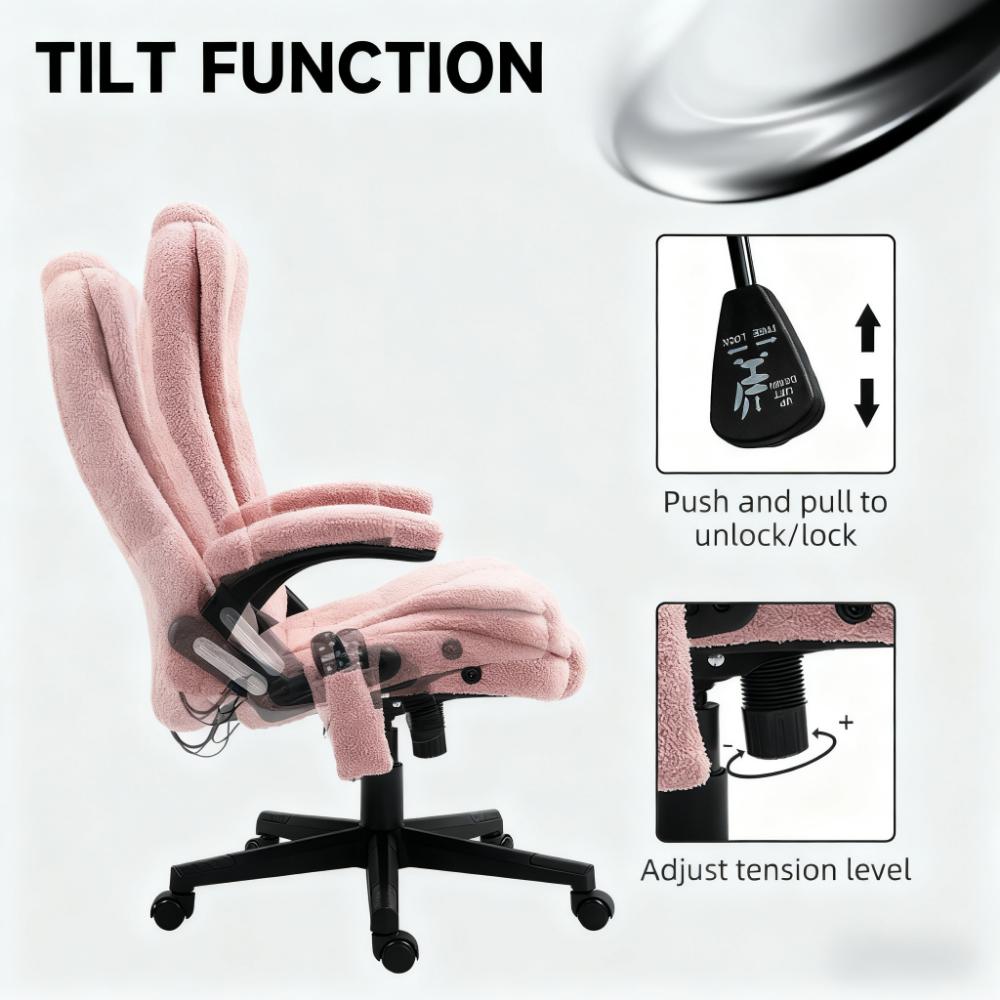 High Back Vibrating Massage Office Chair,Executive Office Chair with Heat,For Home and Office