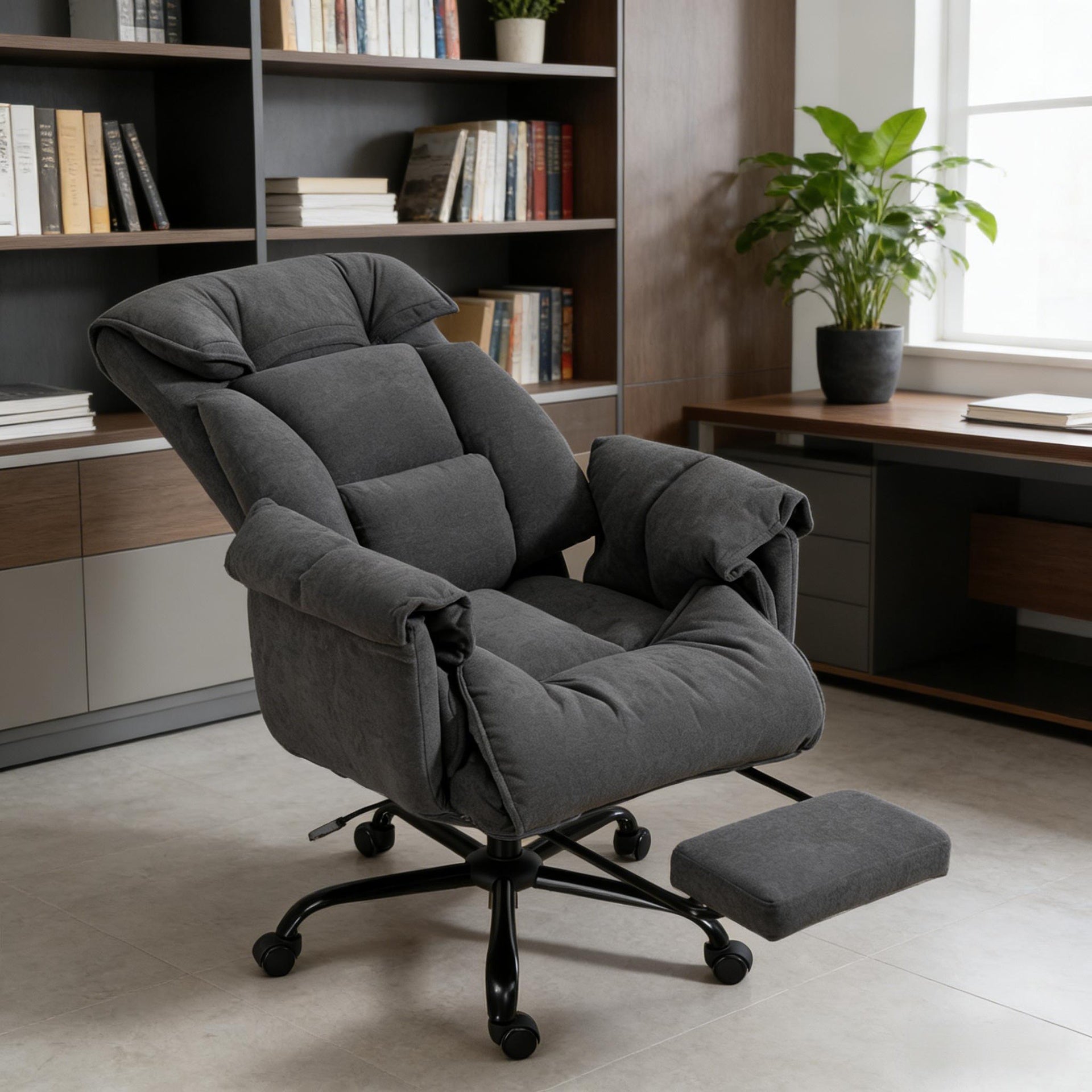 Reclining Desk Chair,High Back Office Chair