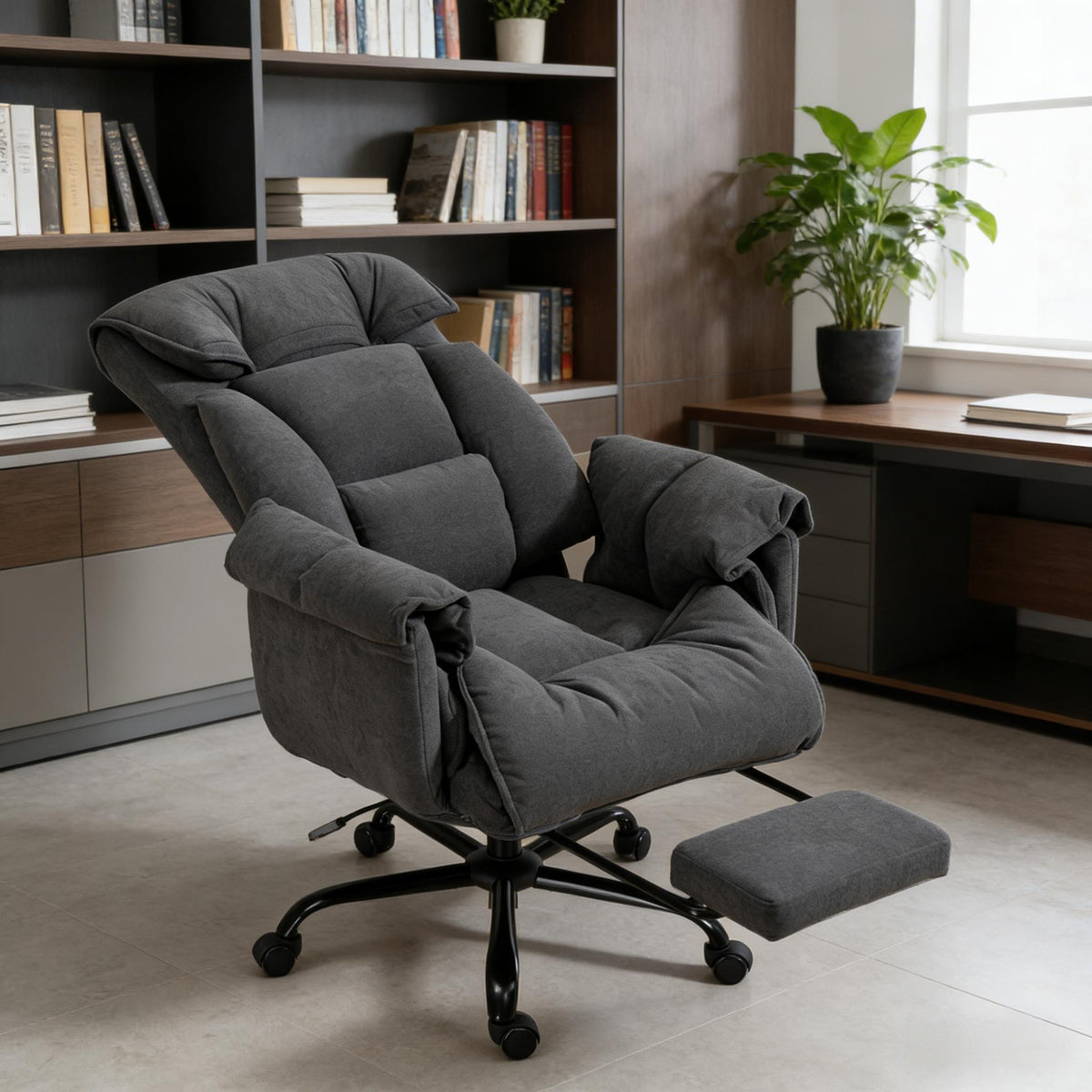 Reclining Desk Chair,High Back Office Chair