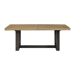 Caramel and Cocoa Trestle Dining Table