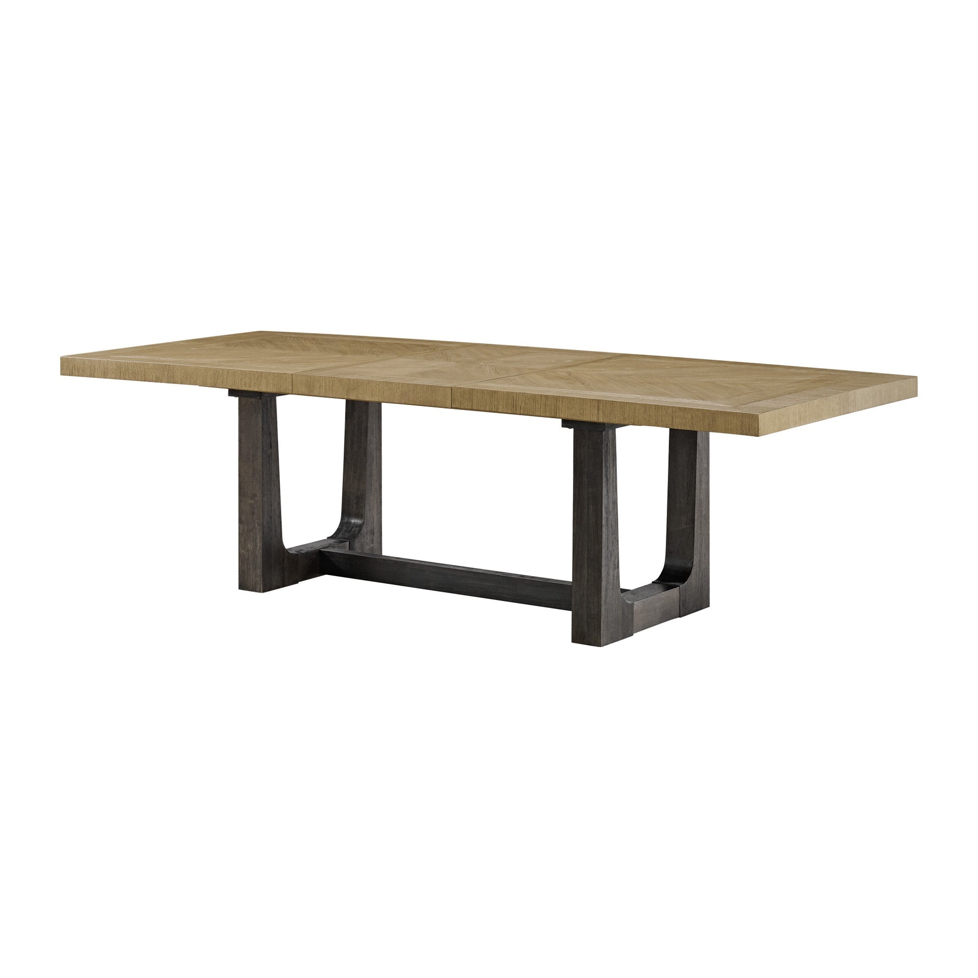 Caramel and Cocoa Trestle Dining Table