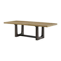 Caramel and Cocoa Trestle Dining Table