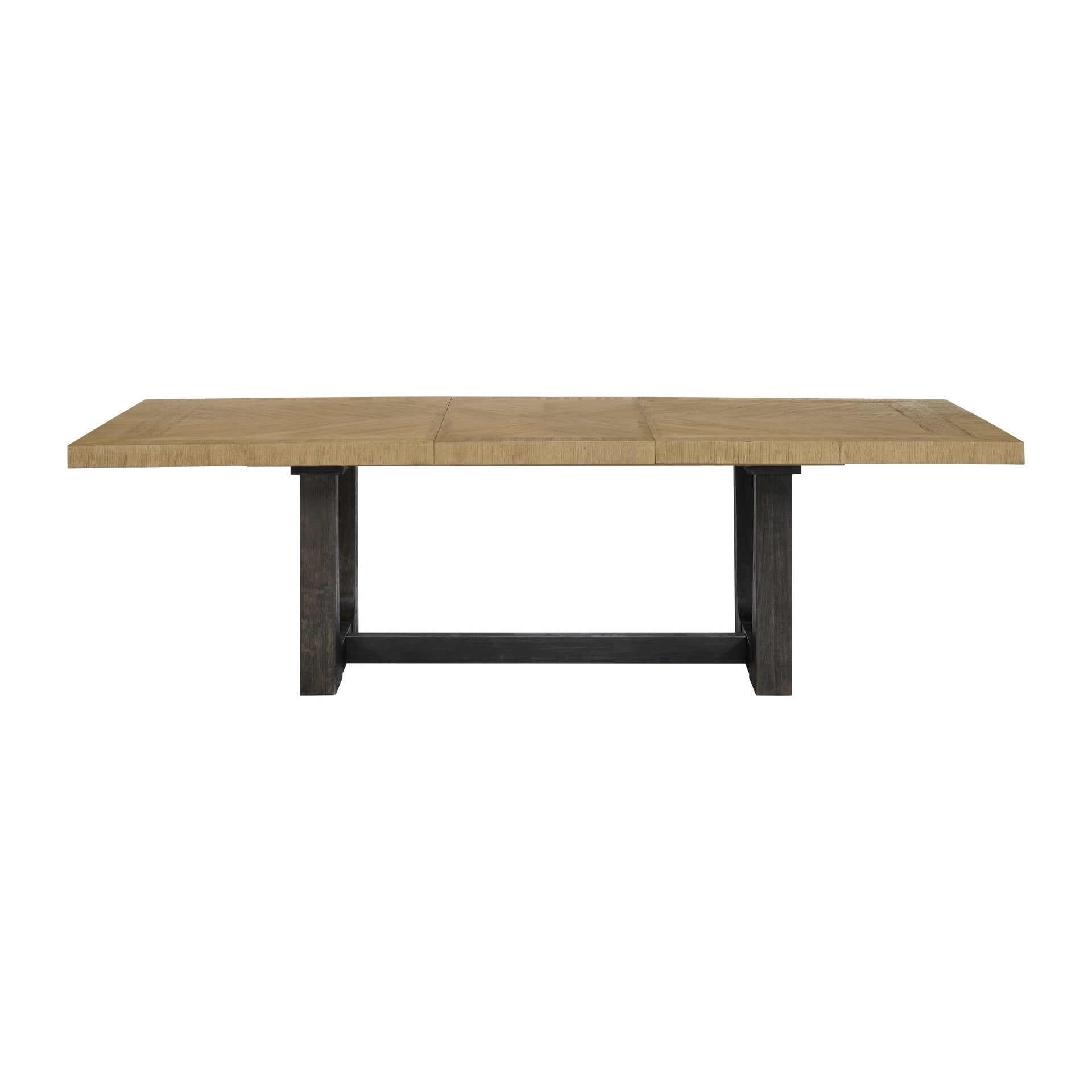 Caramel and Cocoa Trestle Dining Table