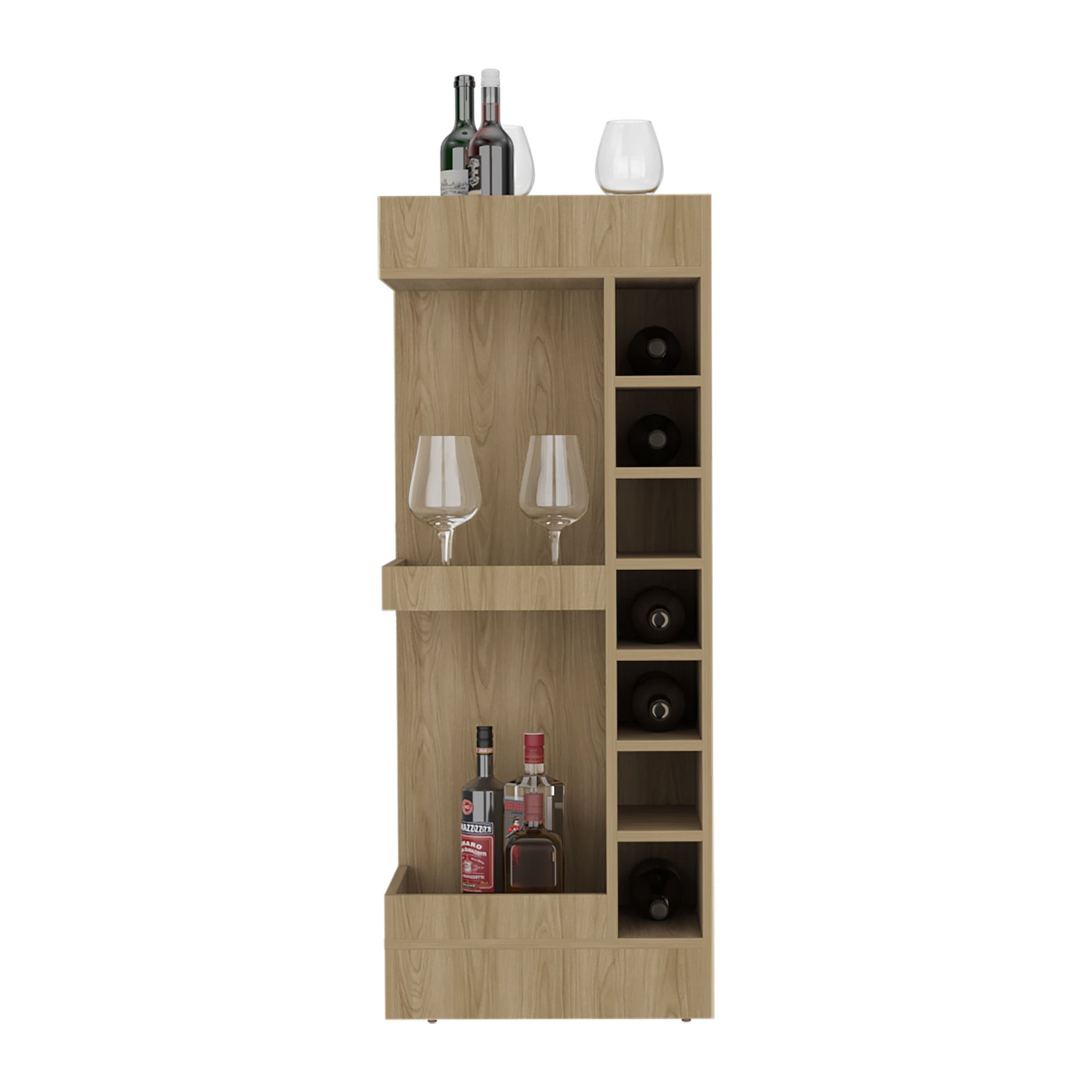 Bar Cabinet, 16 Shelves
