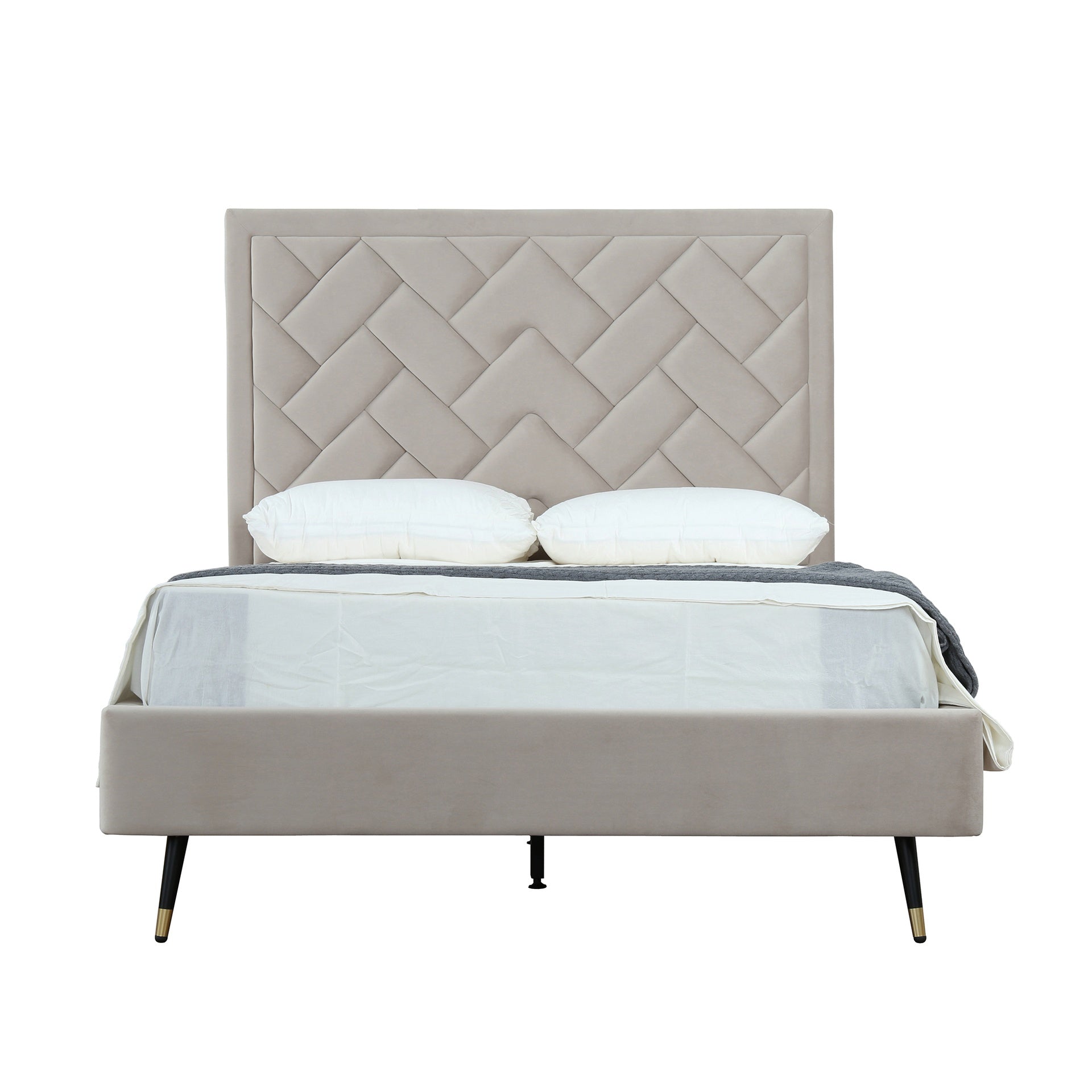 Full Bed in Greige