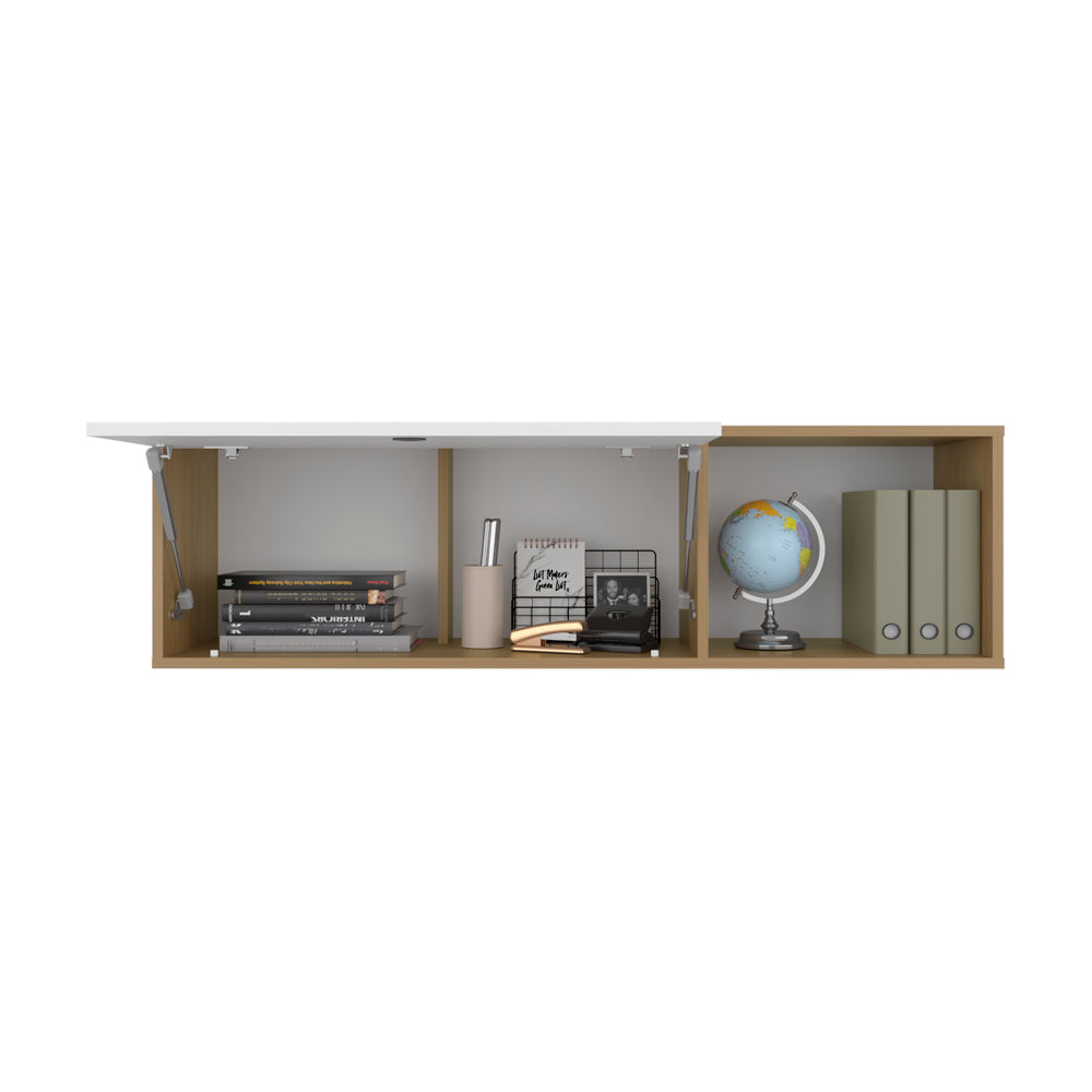 Tuckerman Wall Cabinet,  White/Macadamia