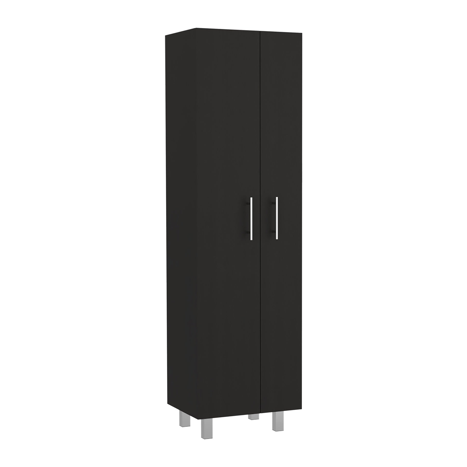 Closet Pantry Copenhague, Bedroom, Black / White