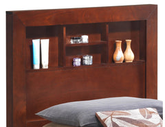 Transitional Cherry Twin Bed For Cozy Spaces