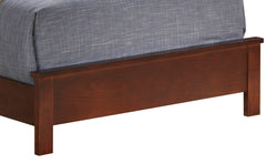 Transitional Cherry Twin Bed For Cozy Spaces