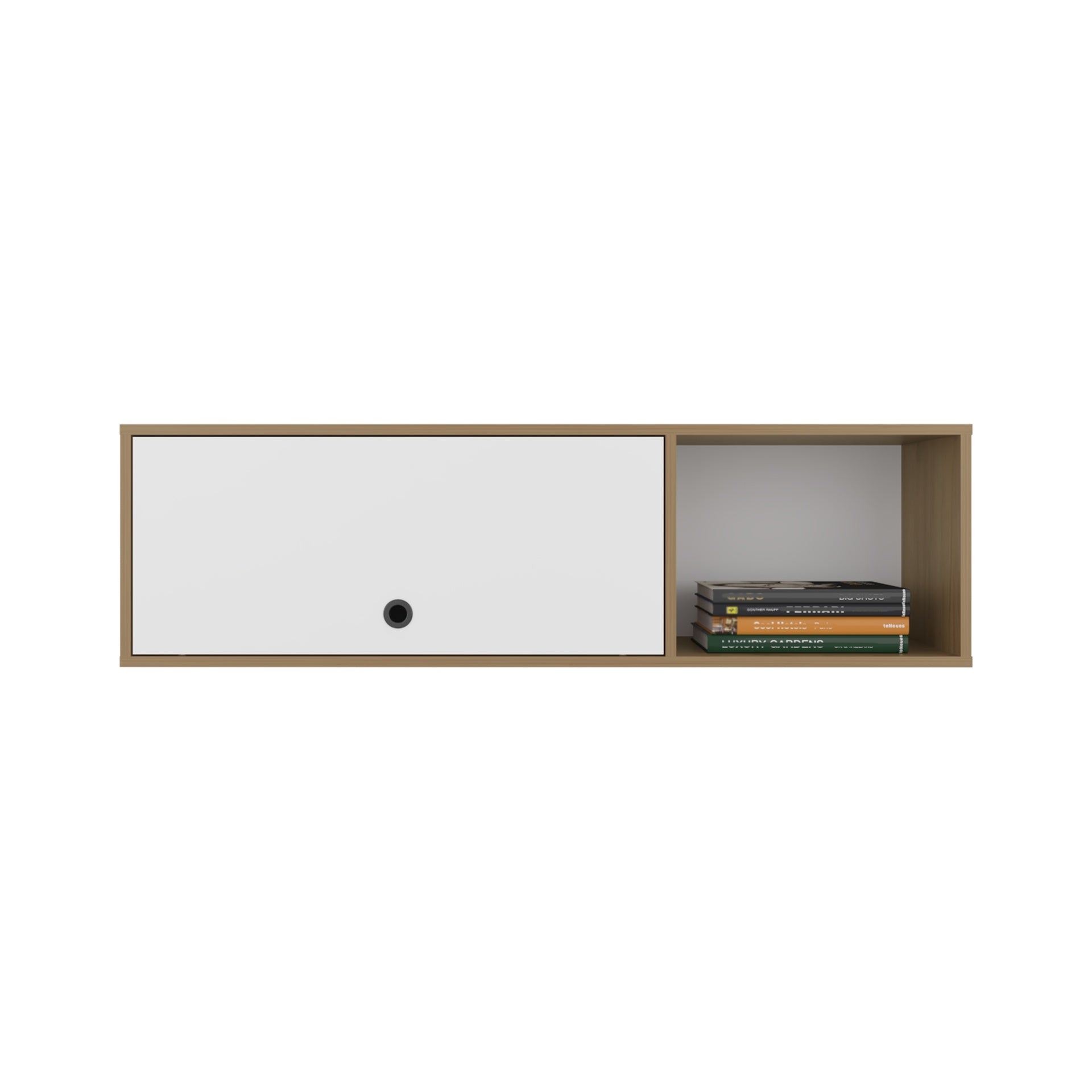 Wall Cabinet, 1 Door, 3 Shelves