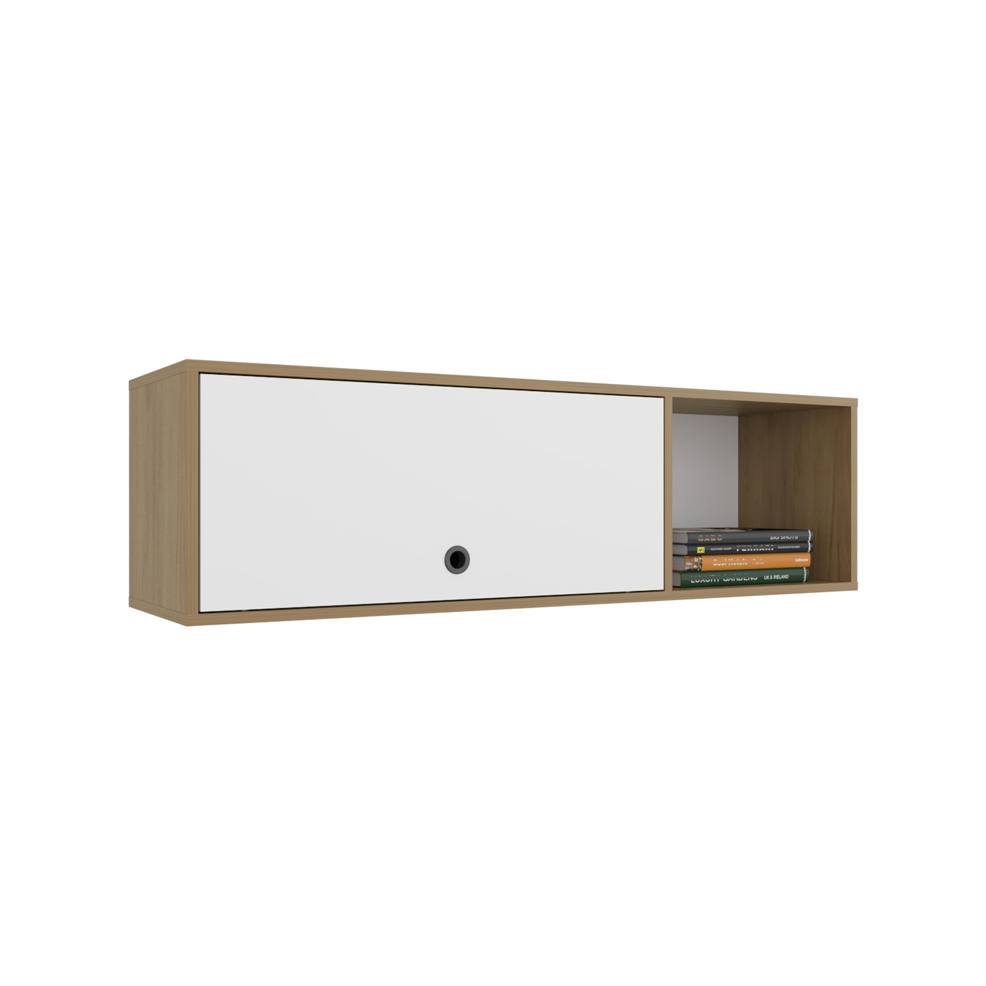 Wall Cabinet, 1 Door, 3 Shelves
