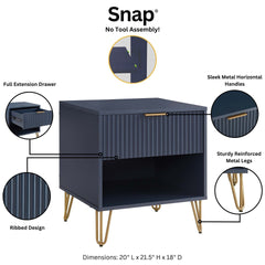 Nightstand in Midnight Blue