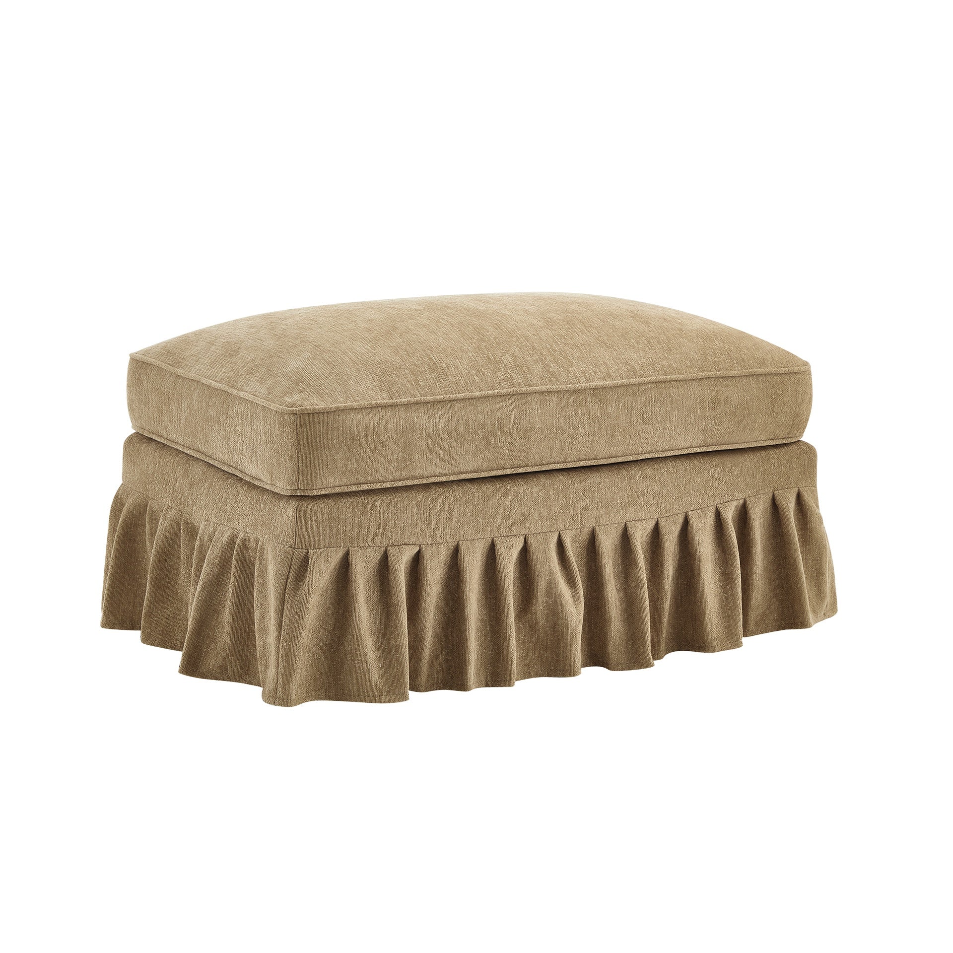 Ottoman Chenille -Light Coffee