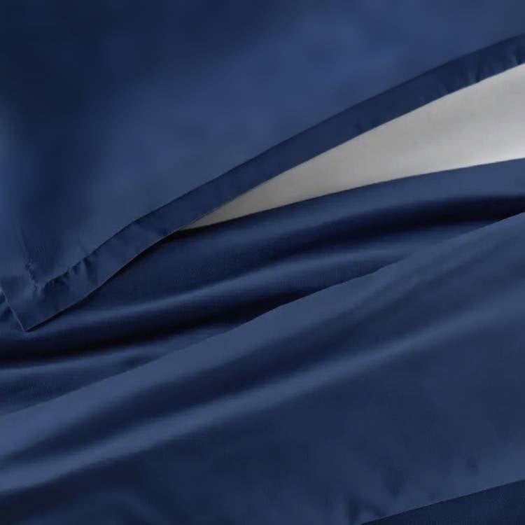 Serta Simply Clean Solid Duvet cover Navy blue King
