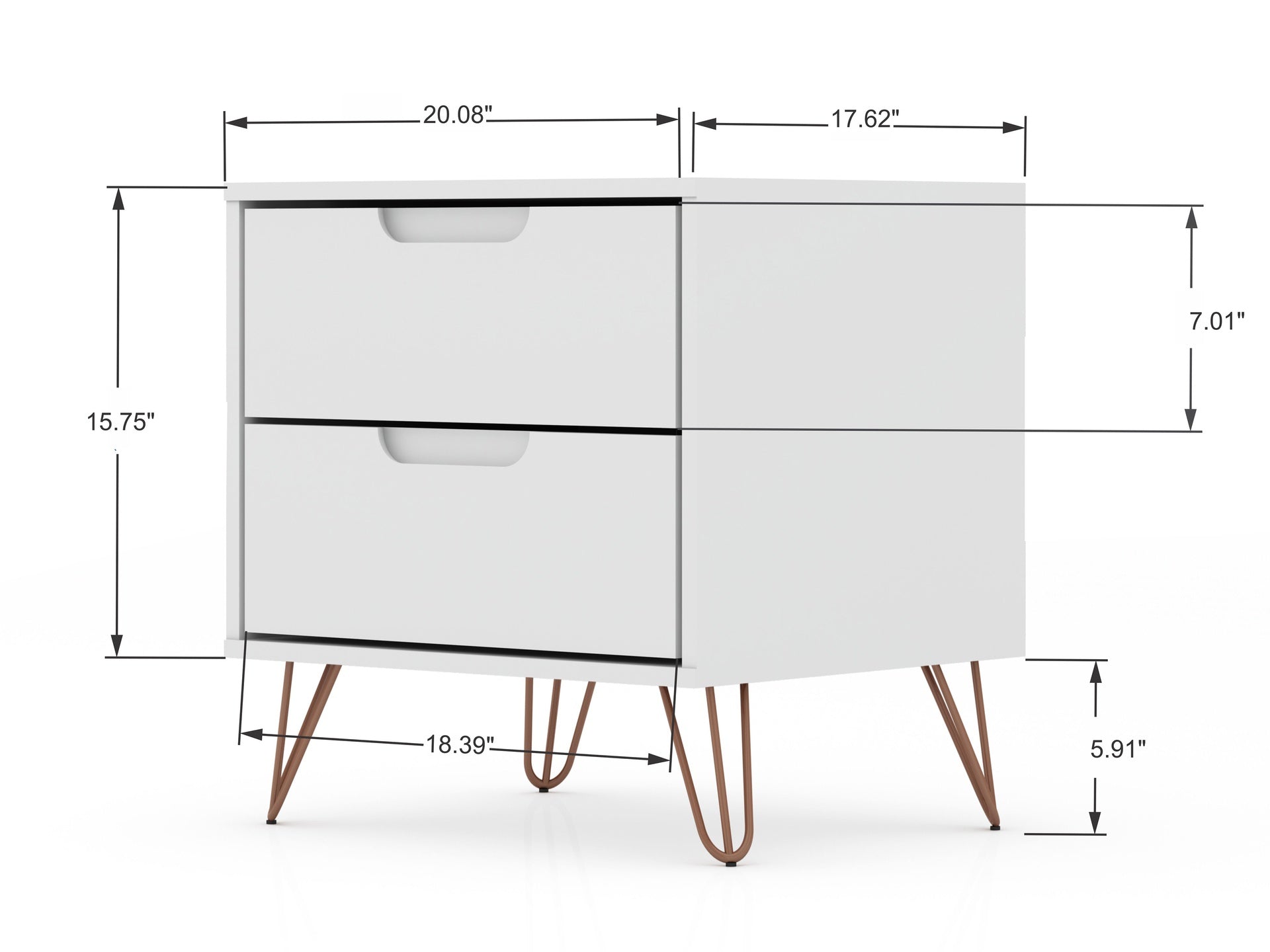 Nightstand in White