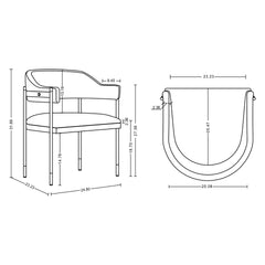 Armchair in Cream