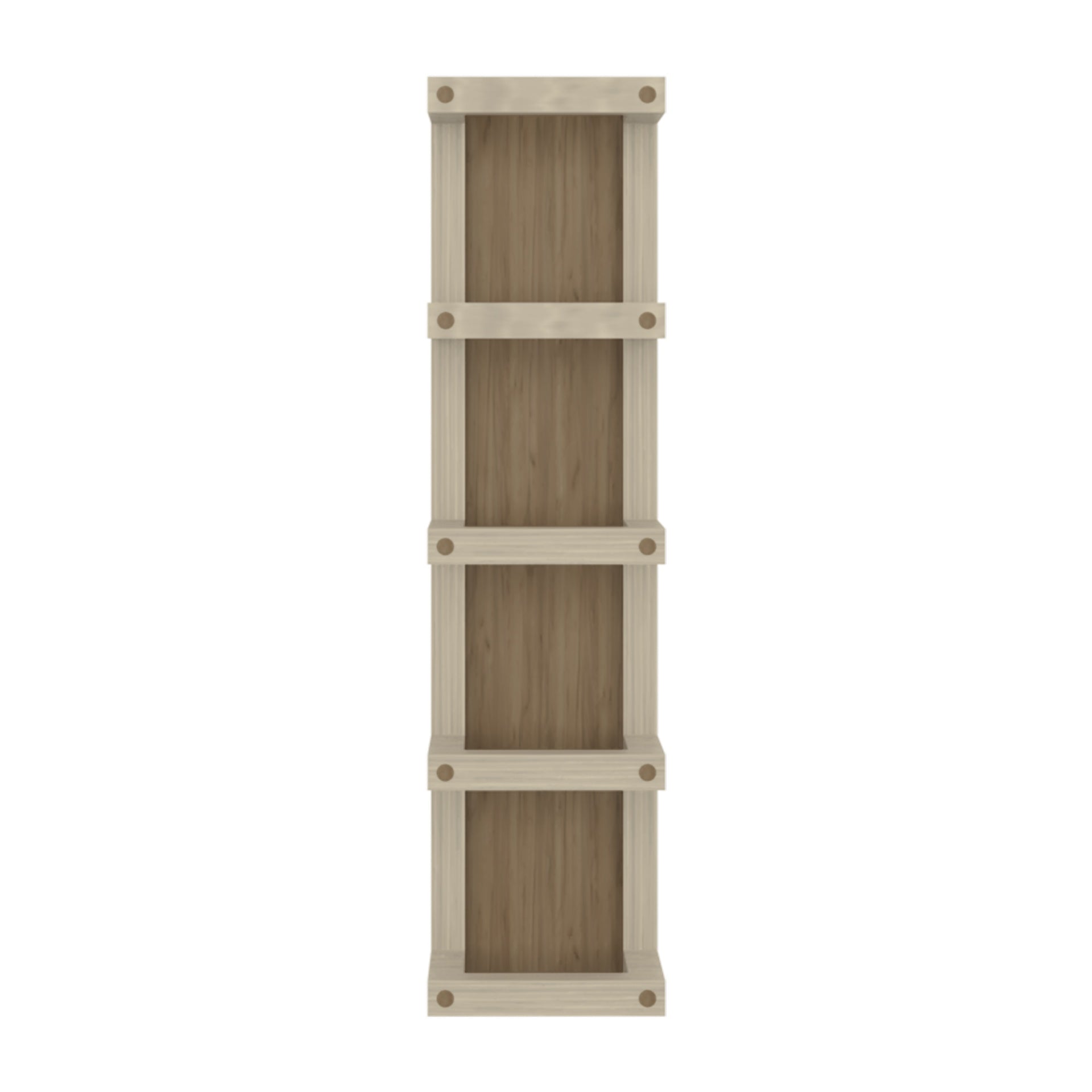 Chidester Towel Rack 31.1" H, 5 Shelves, Natural Oak / Beige - Bathroom