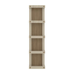Chidester Towel Rack 31.1" H, 5 Shelves, Natural Oak / Beige - Bathroom