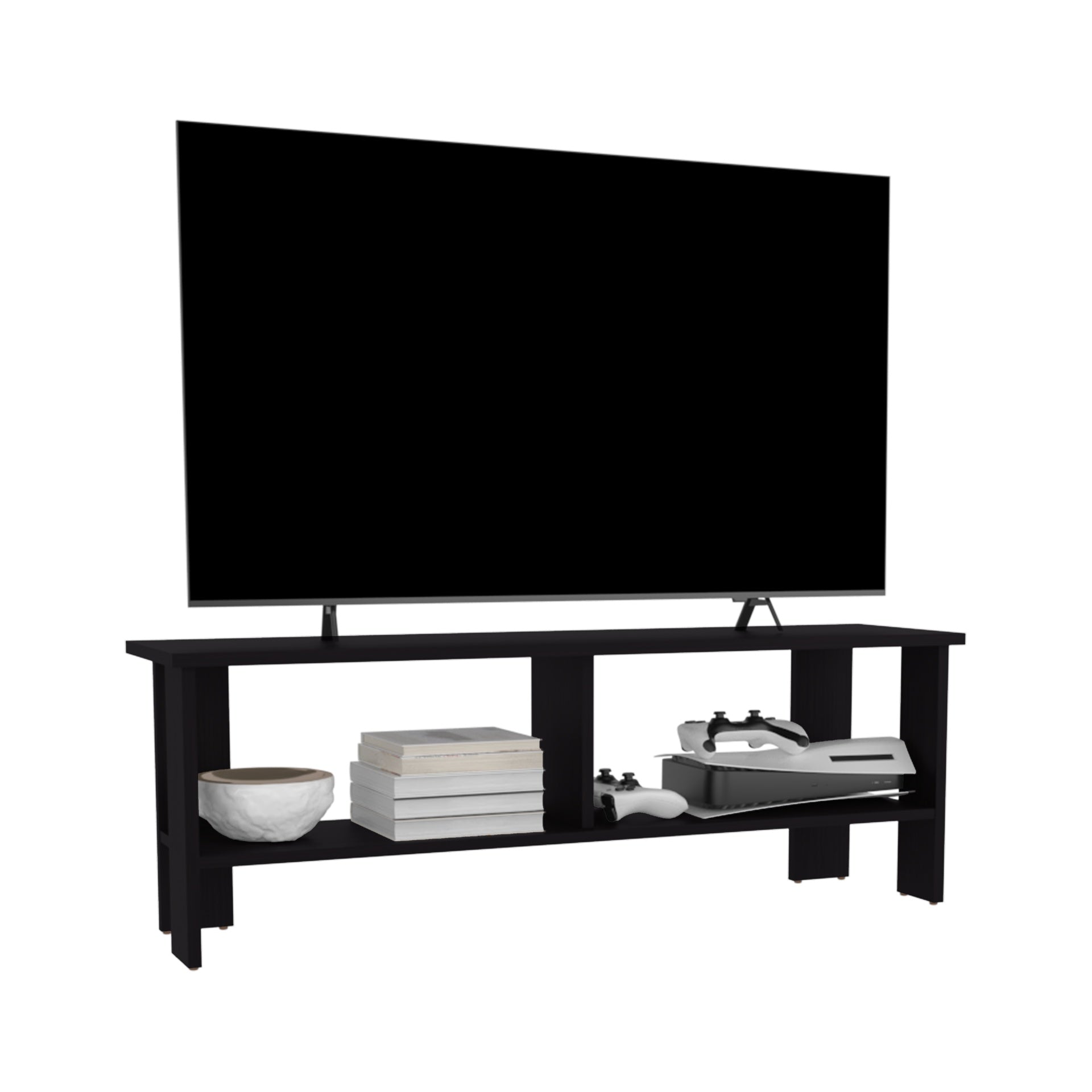 TV Stand, 2 Shelves