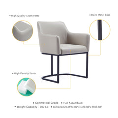 Armchair in Light Gray