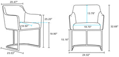 Armchair in Light Gray