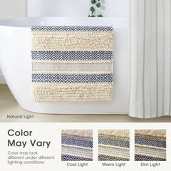 1-Piece 20x32" Bath Rug,Navy