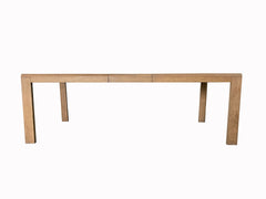 Leg Dining Table w/ Leaf - Latte