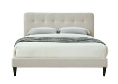 Full Sized Upholstered Bed in a Box w/ USB