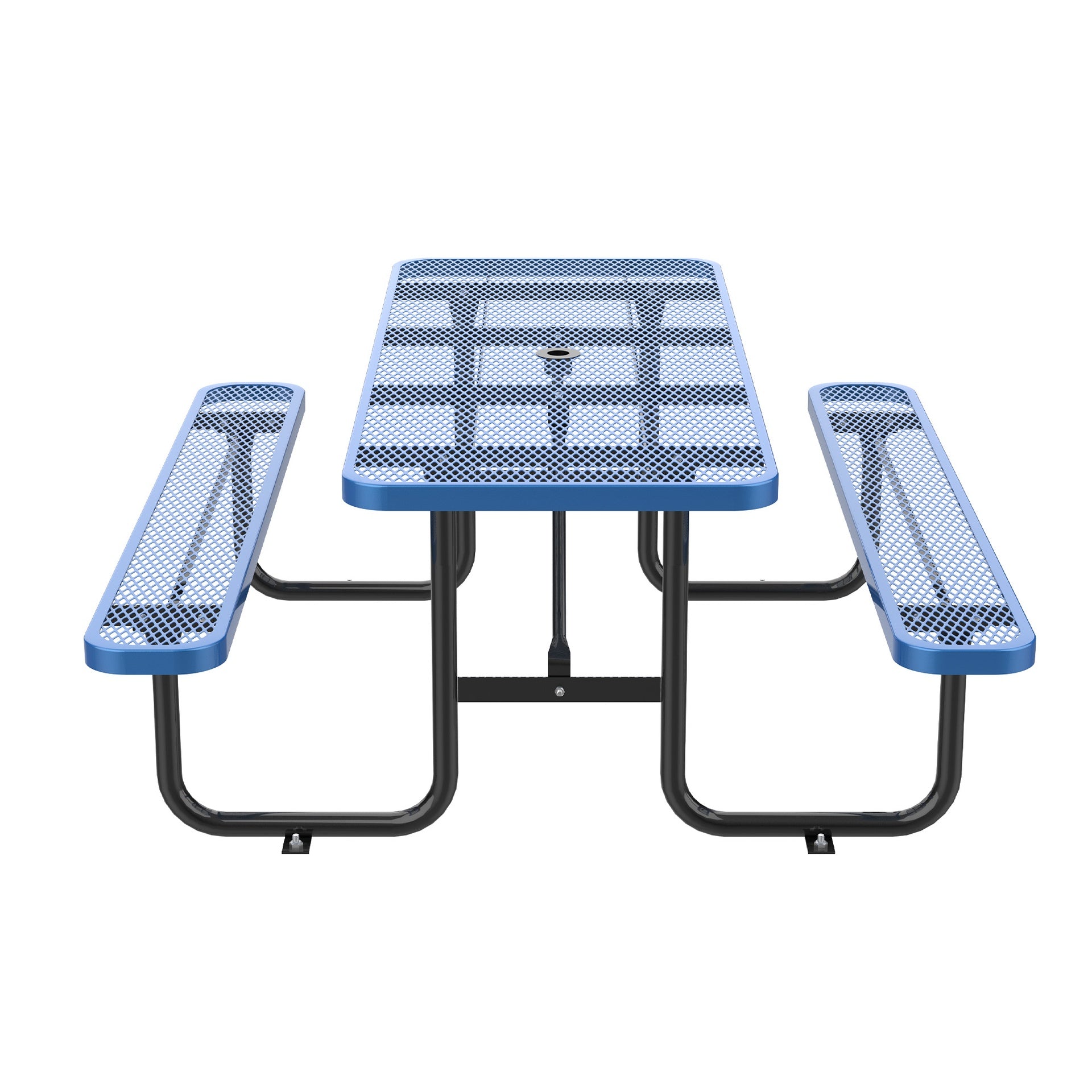 96" Rectangular Picnic Tables Blue