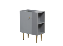 21.6" Vanity Base Only, Open Shelf on the Right, Matt Grey 24V06-21MGR-W1920P385638