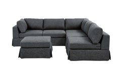6 - Piece Upholstered Sectional