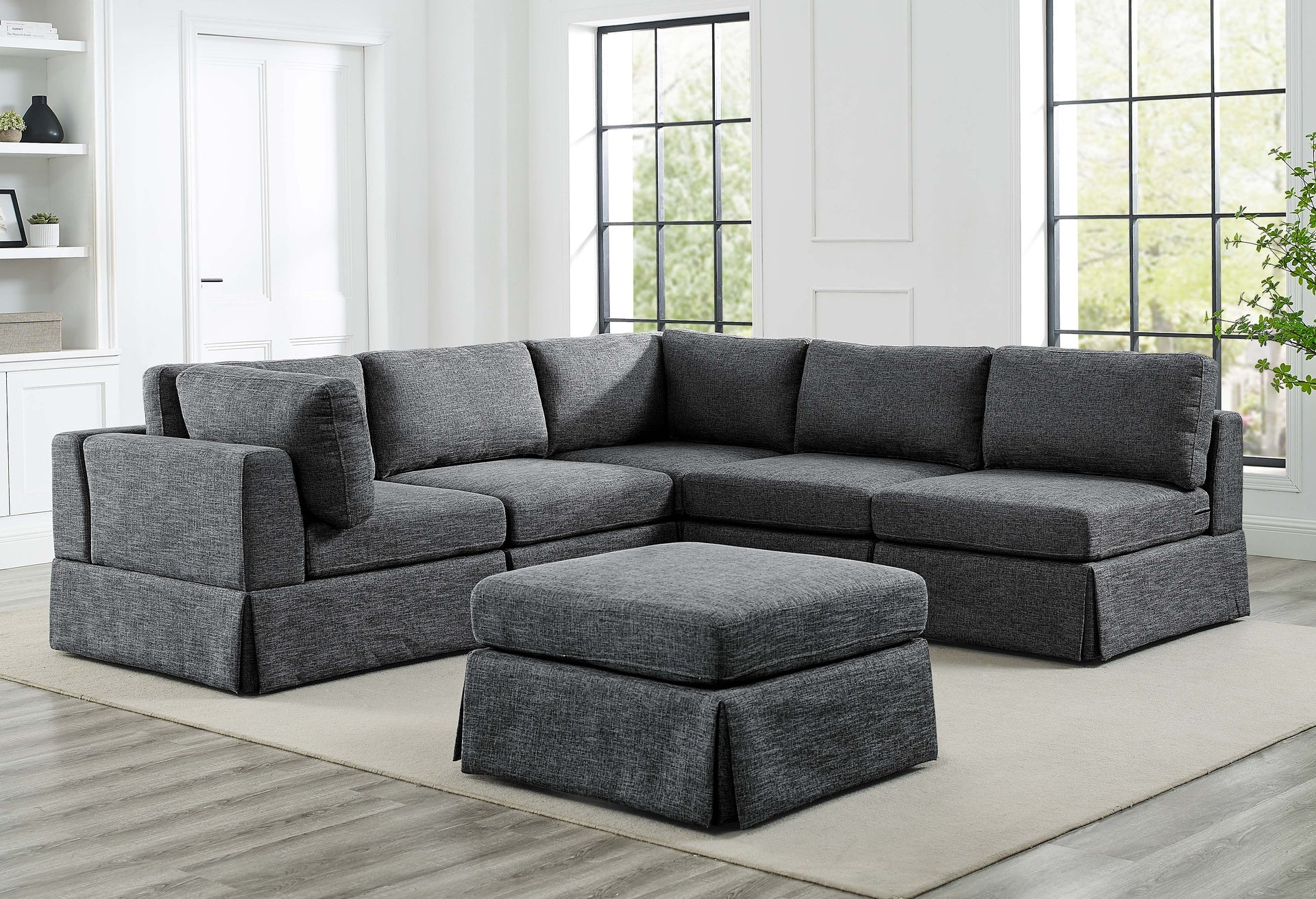 6 - Piece Upholstered Sectional