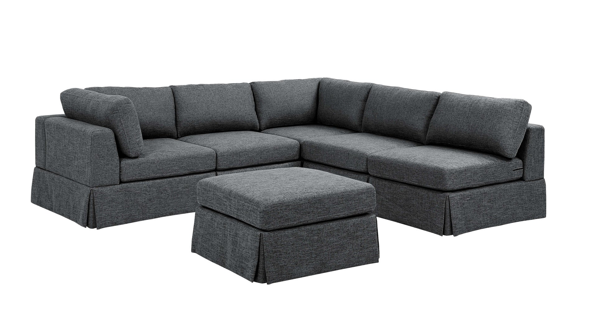 6 - Piece Upholstered Sectional