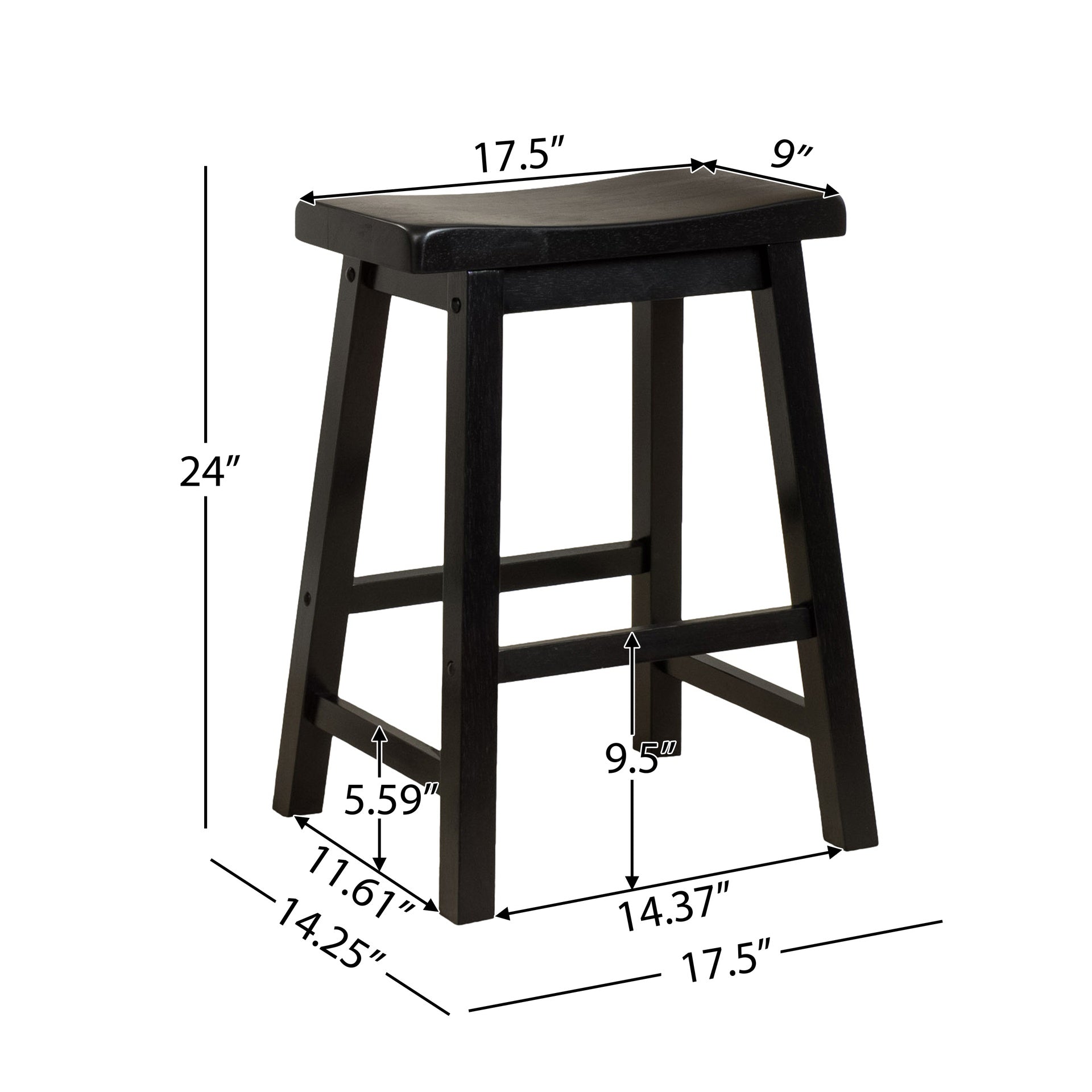 POMEROY 24IN SADDLE STOOL